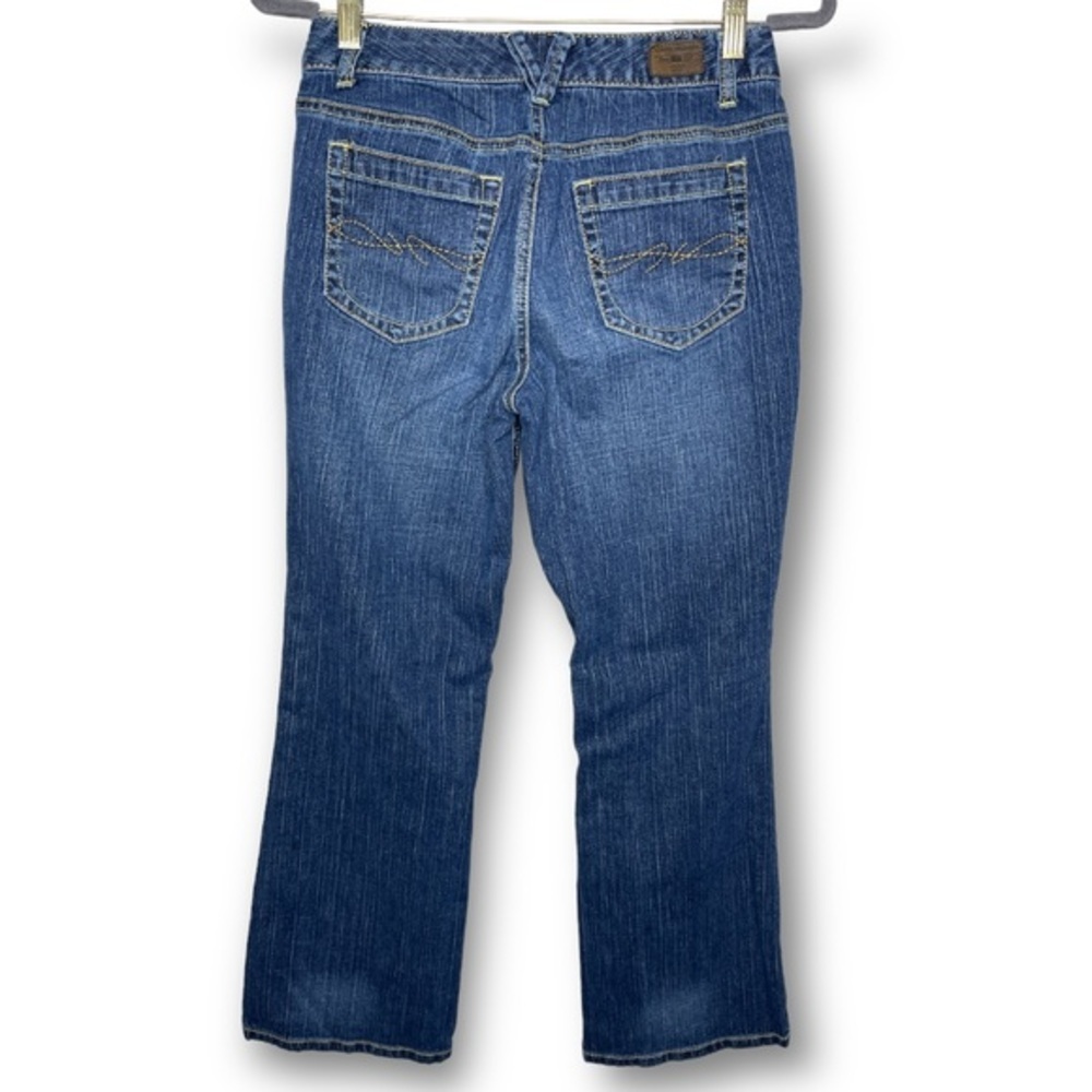 Vintage Y2K Tommy Hilfiger Size 6 Medium Wash Mid Rise Denim Hope Boot Jeans - Picture 2 of 12